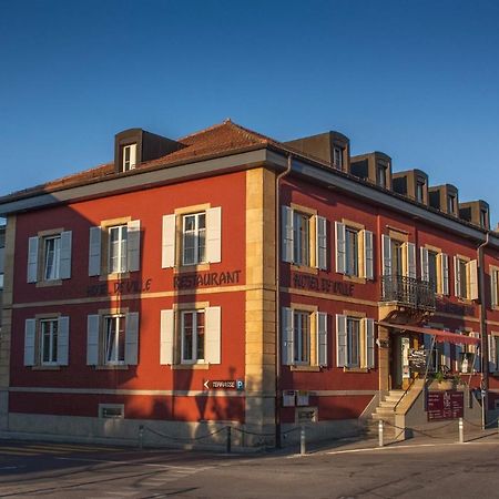 Hotel De Ville D'Yvonand Екстер'єр фото